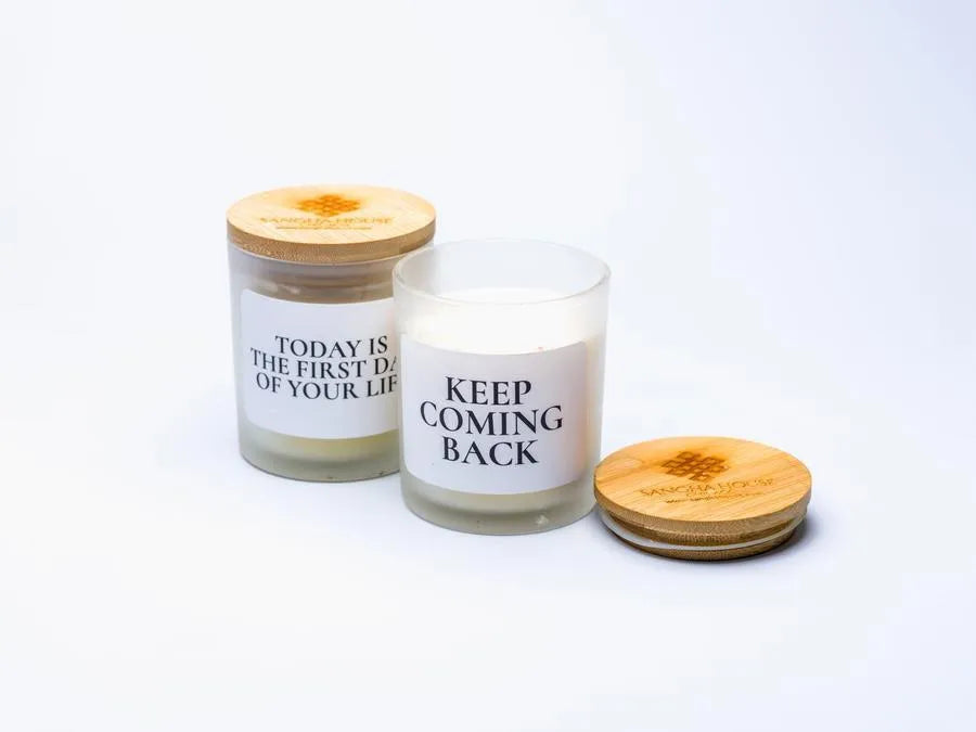 Sobriety Jar Candles – Handcrafted at Sangha House Sangha