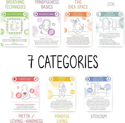 100 Daily Meditation Cards | Find Your Calm, One Card at a Time