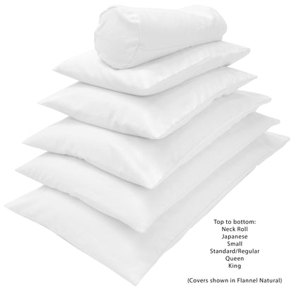 Organic Latex Pillow – Cotton Zippered Shell