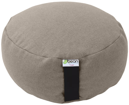 Hemp Zafu Meditation Cushion – 17 oz. Hemp Fabric with Organic Buckwheat Hull Fill