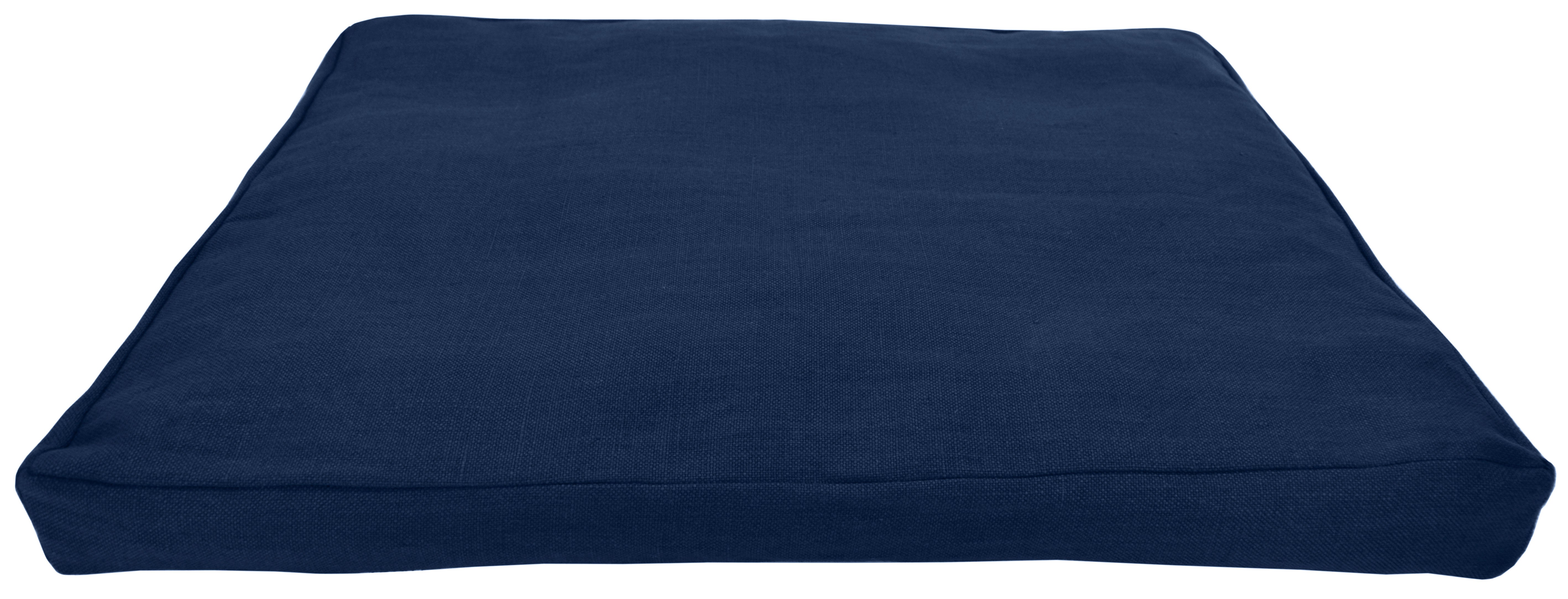 Zabuton Meditation Base Cushion – Hemp Fabric Cover, Recycled Cotton Interior