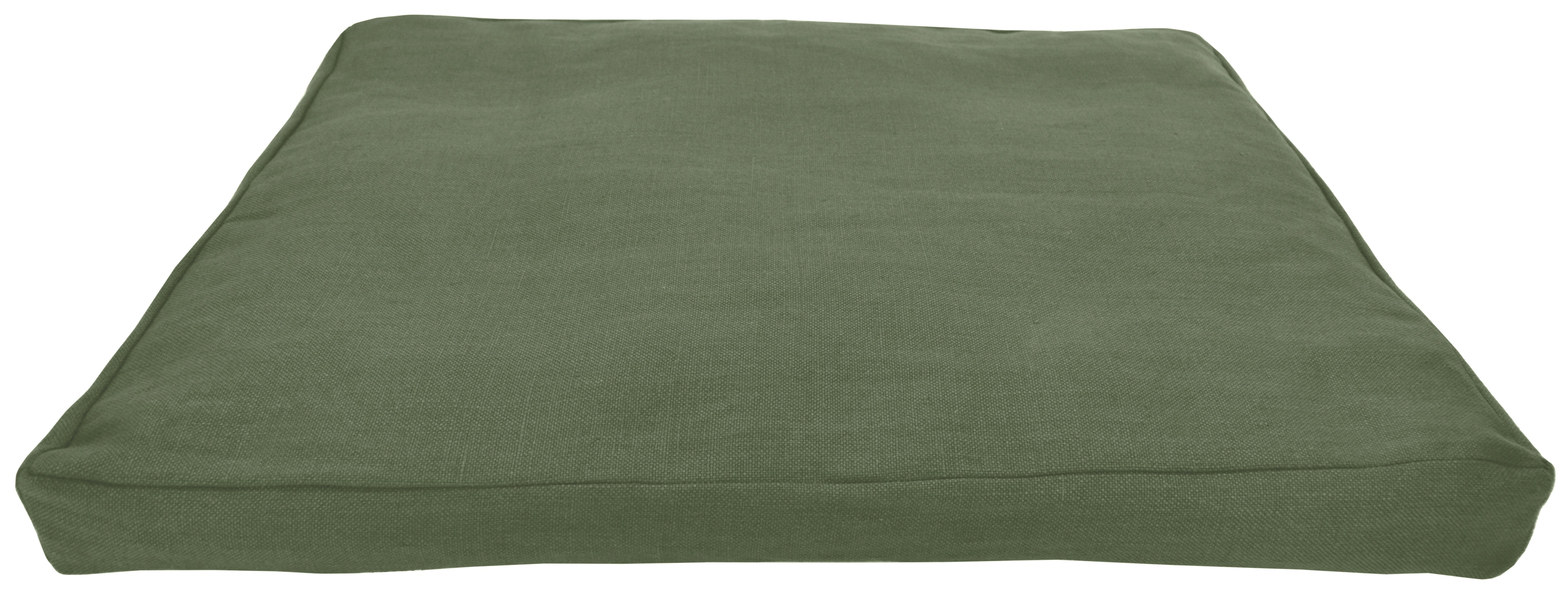 Zabuton Meditation Base Cushion – Hemp Fabric Cover, Recycled Cotton Interior