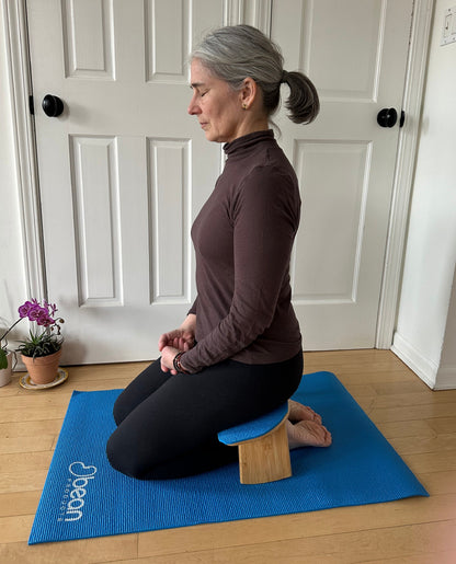 Bamboo Meditation Bench – Eco Kneeling & Prayer Seat