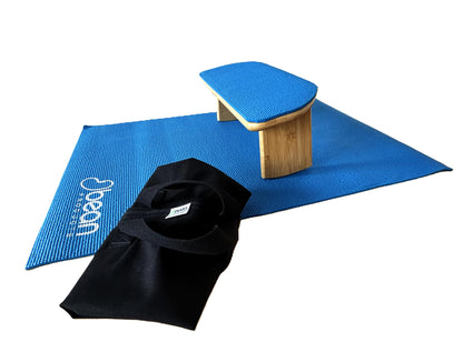 Bamboo Meditation Bench – Eco Kneeling & Prayer Seat