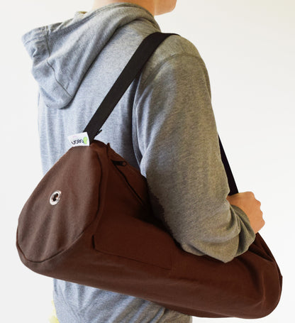 Hemp Yoga Mat Bag – Handcrafted & USA Made