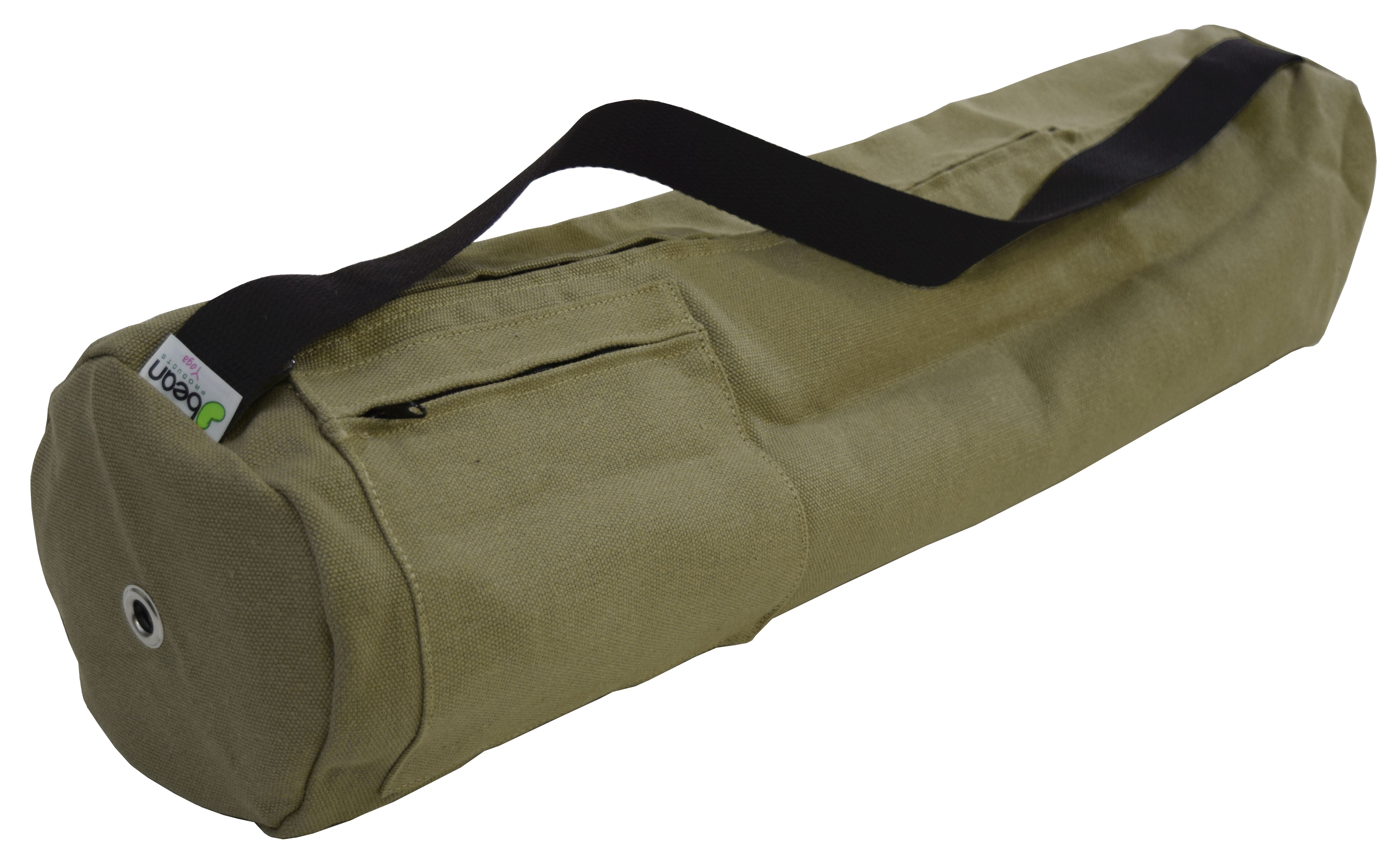 Hemp Yoga Mat Bag – Handcrafted & USA Made