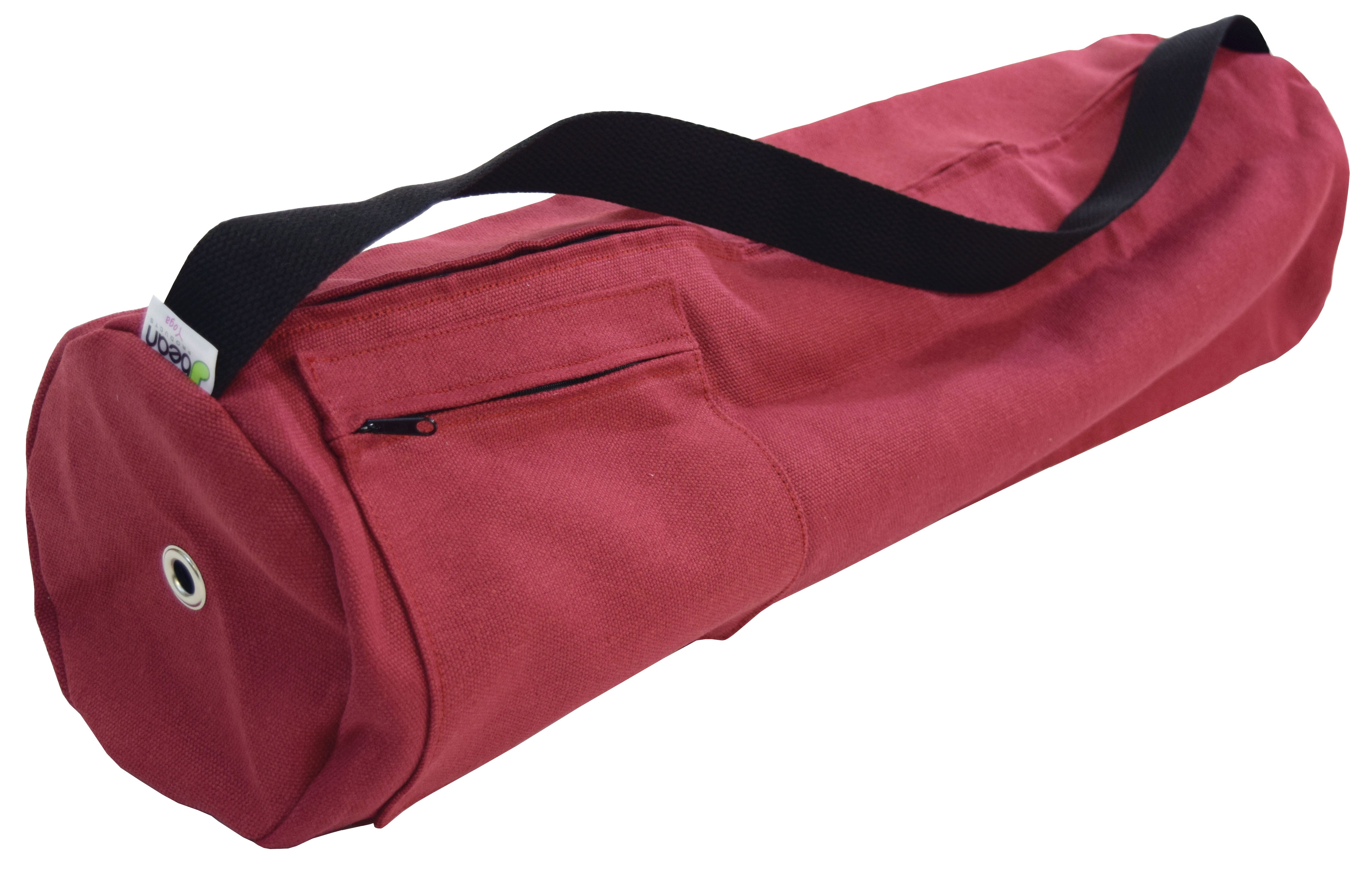 Hemp Yoga Mat Bag – Handcrafted & USA Made