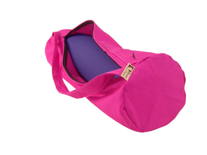 Organic Cotton Yoga Mat Bag – Chakra Embroidery Design