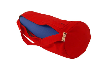 Organic Cotton Yoga Mat Bag – Chakra Embroidery Design