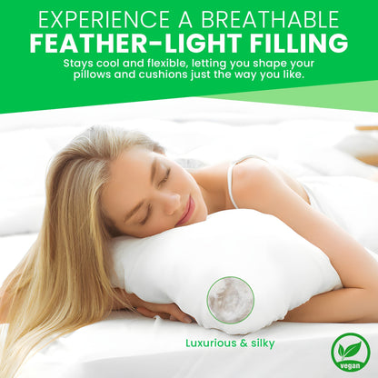 Kapok Sleep Pillow – Organic Cotton Vegan Design