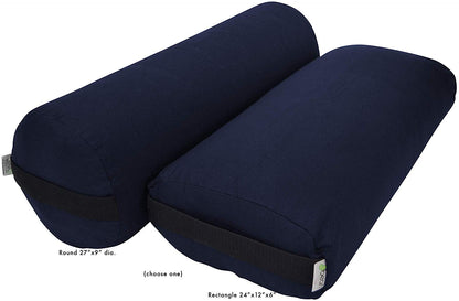 Round Yoga Bolster – Professional Studio Firmness