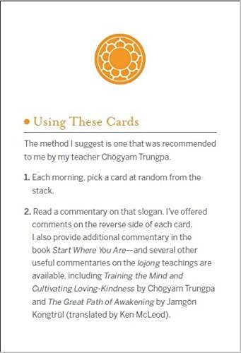 Pema Chödrön's Compassion Cards: Teachings for Awakening the Heart in Everyday Life