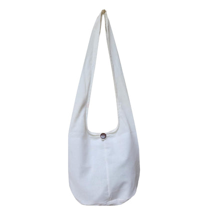 BTP! Thai Monk Buddha Cotton Sling Crossbody Messenger Bag Shlouder Purse Hippie Hobo Medium