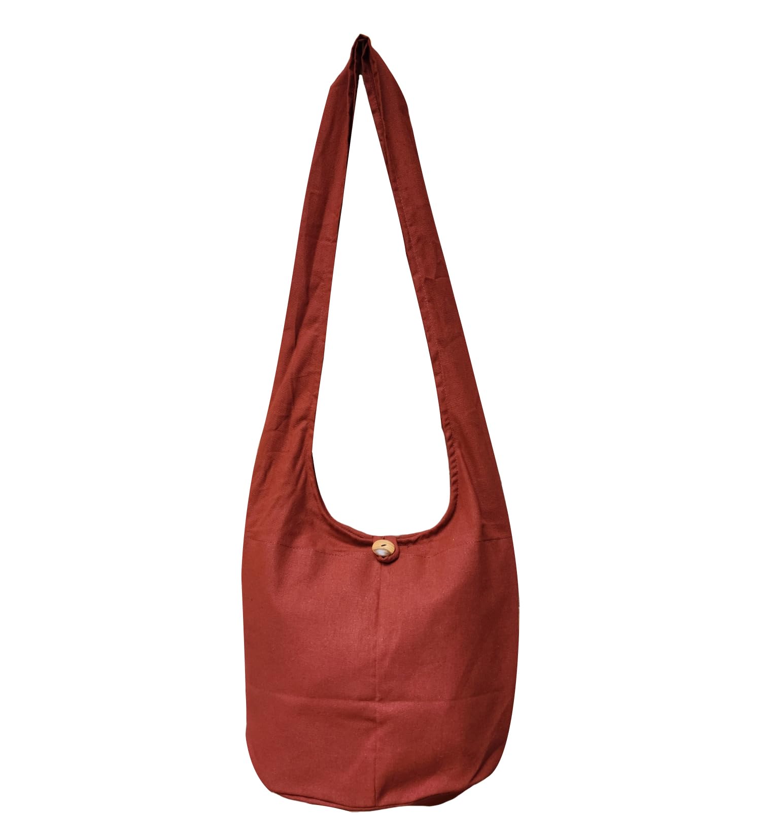 BTP! Thai Monk Buddha Cotton Sling Crossbody Messenger Bag Shlouder Purse Hippie Hobo Medium