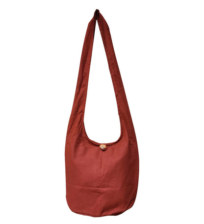 BTP! Thai Monk Buddha Cotton Sling Crossbody Messenger Bag Shlouder Purse Hippie Hobo Medium