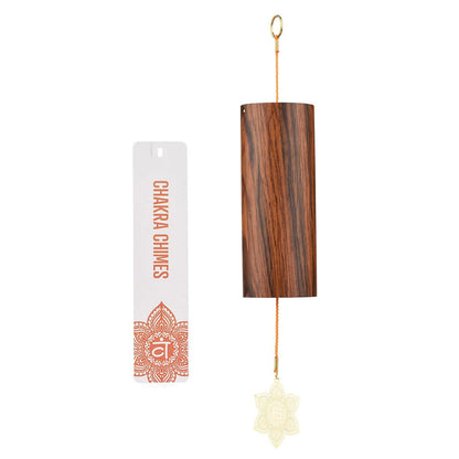 Chakra Chimes Natural Bamboo Wind Chimes Meditation Chord Windchime Wind Bell for Home Decoration Zen Mindfulness Root Chakra