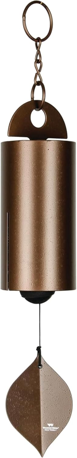 Woodstock Wind Chimes Heroic Windbell Wind Chimes for Outside, 24" Copper Medium Windchime for Outdoor Garden, Patio, Porch Wind Bell, Deep Tone Sound