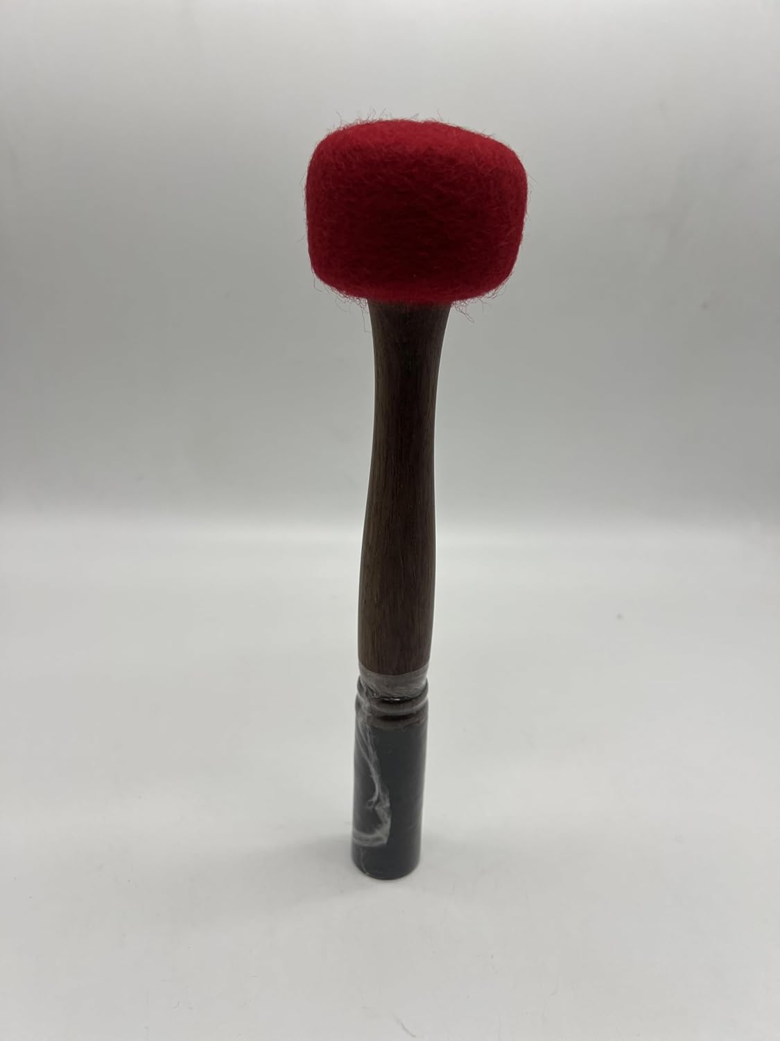 MFelte peppered 9" gong stick, singing bowl mallet,drum stick/Malletfoe Tibetan singing bowl, Hand made in Nepal,