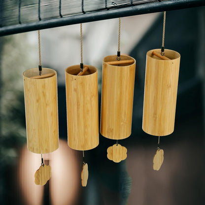 Wind Chime Meditation Bamboo Windchime Sound Healing Instruments Yoga Zen Sound Bath Gift for Therapy Sound G Chord Winter