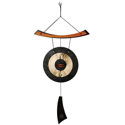 Woodstock Wind Chimes for Outside, Garden Decor, Hanging Gong, 17'' Wind Gongs for Outdoor, Patio, Home or Garden Decor Gift (WCBHG)