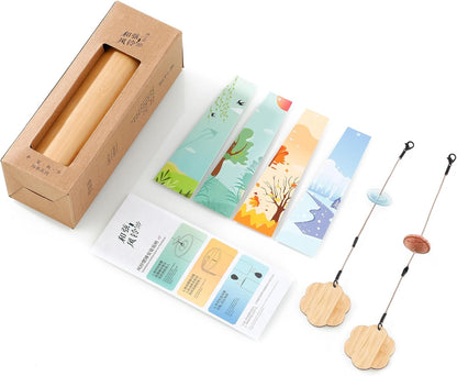 Wind Chime Meditation Bamboo Windchime Sound Healing Instruments Yoga Zen Sound Bath Gift for Therapy Sound G Chord Winter