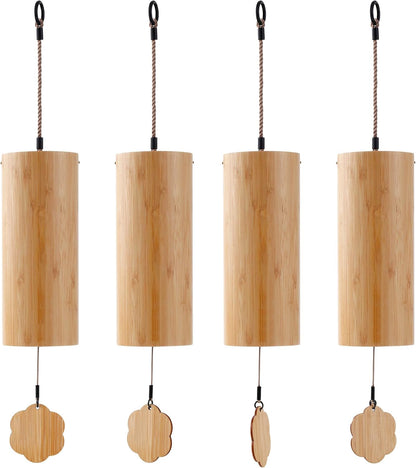 Wind Chime Meditation Bamboo Windchime Sound Healing Instruments Yoga Zen Sound Bath Gift for Therapy Sound G Chord Winter