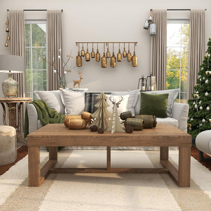 Deco 79 Rustic Metal Cowbell Decorative Bells, 4" x 3" x 29", Gold