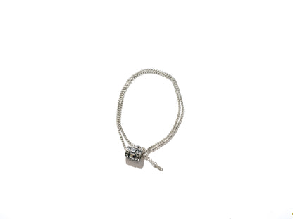 Om Mani Padme Hum Ring Necklace in Silver | Handcrafted & Mindful Products