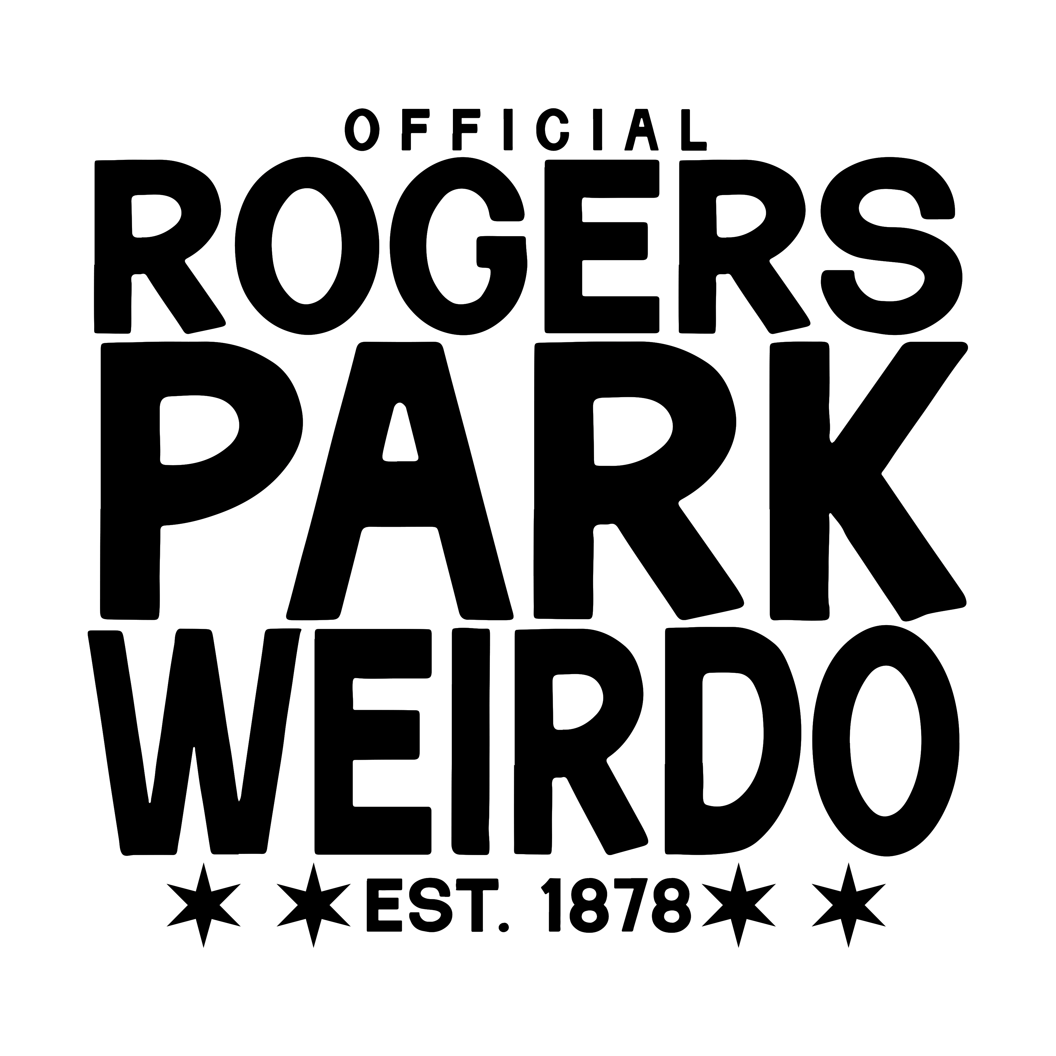 Official Rogers Park Weirdo T-Shirt – Handmade at Sangha House