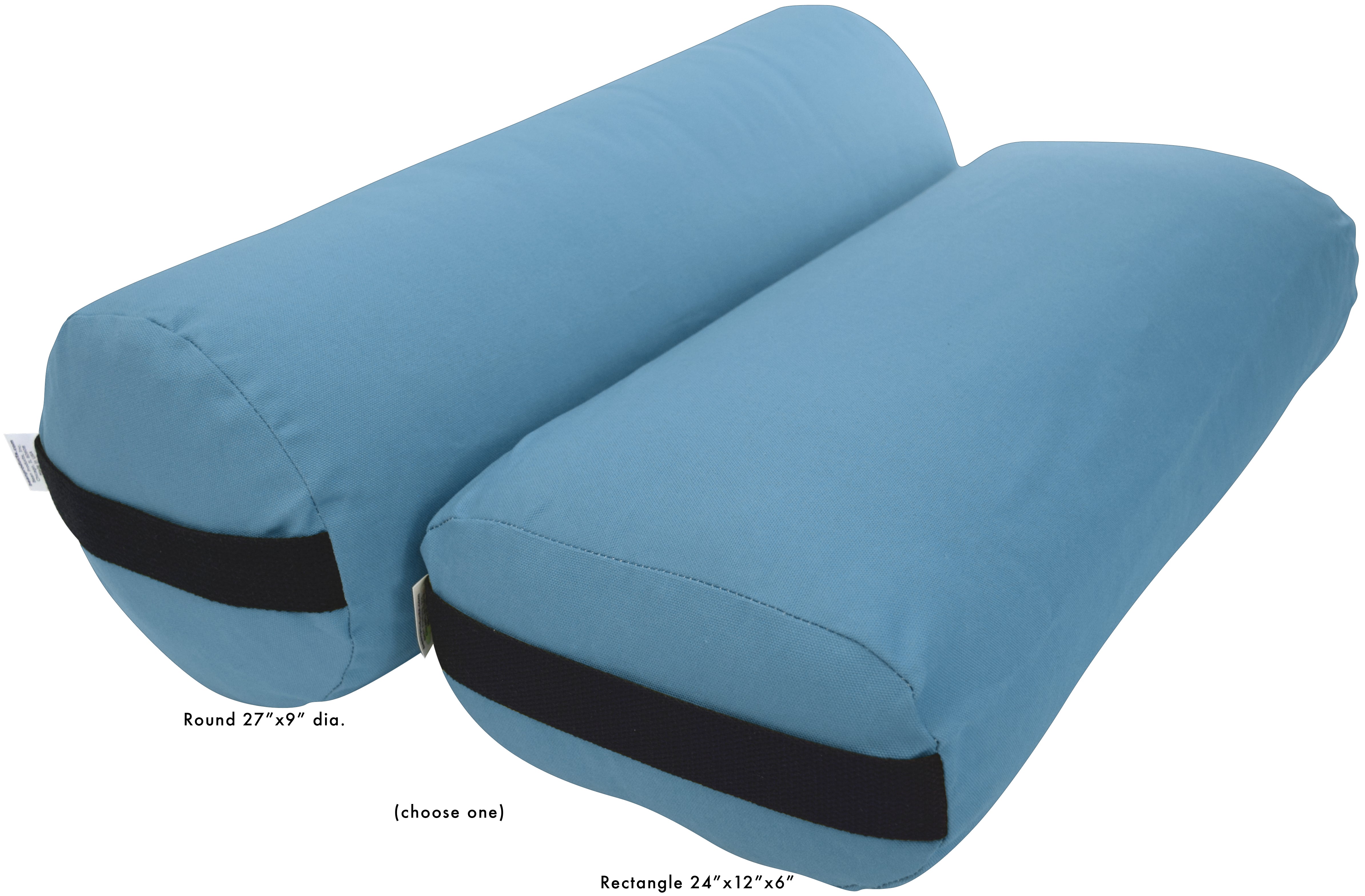 Round Yoga Bolster – Professional Studio Firmness