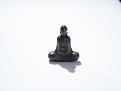 Cast Iron Buddha Statue with blank face made at Sangha House | Handcrafted & Mindful Products