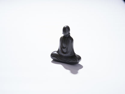 Cast Iron Buddha Statue with blank face made at Sangha House | Handcrafted & Mindful Products