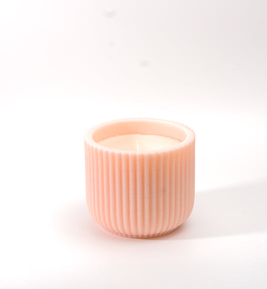 Duo Ribbed Bullet Candle