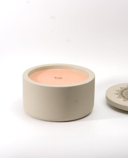 Cast Concrete Candle