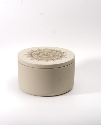 Cast Concrete Candle