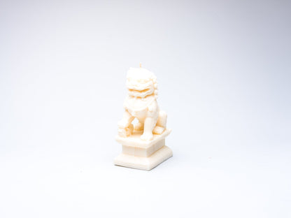 Chinese Guardian Lion Candles (Fu Dogs)