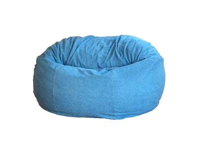 Comfy Bean Bag Loveseat – Cotton, Organic, or Hemp