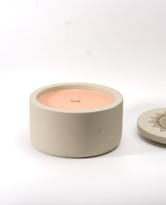 Concrete Planter Candle