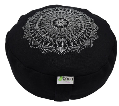 Hemp Mandala Zafu – Organic Buckwheat Meditation Cushion