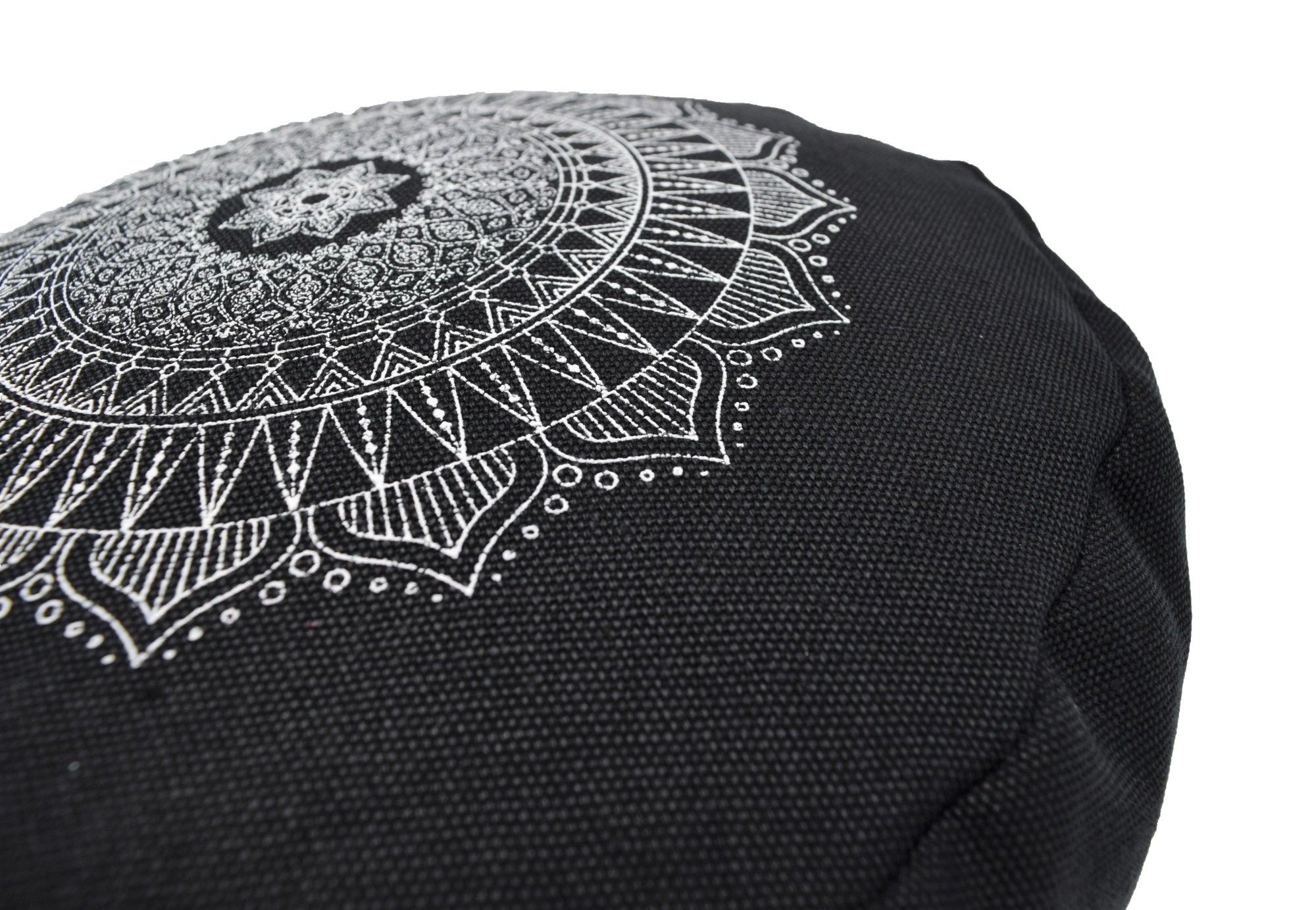 Hemp Mandala Zafu – Organic Buckwheat Meditation Cushion