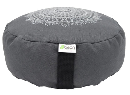 Hemp Mandala Zafu – Organic Buckwheat Meditation Cushion