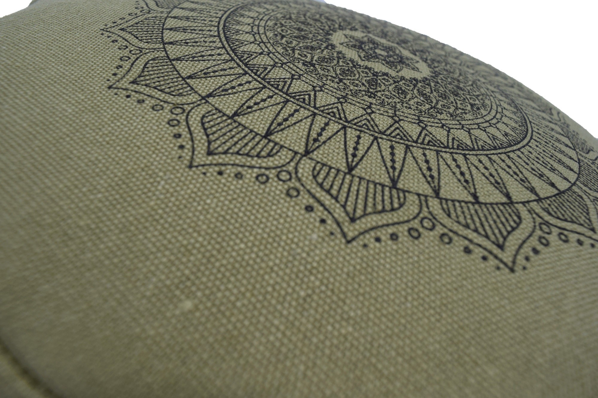 Hemp Mandala Zafu – Organic Buckwheat Meditation Cushion