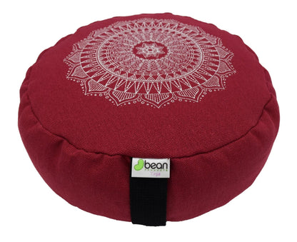 Hemp Mandala Zafu – Organic Buckwheat Meditation Cushion