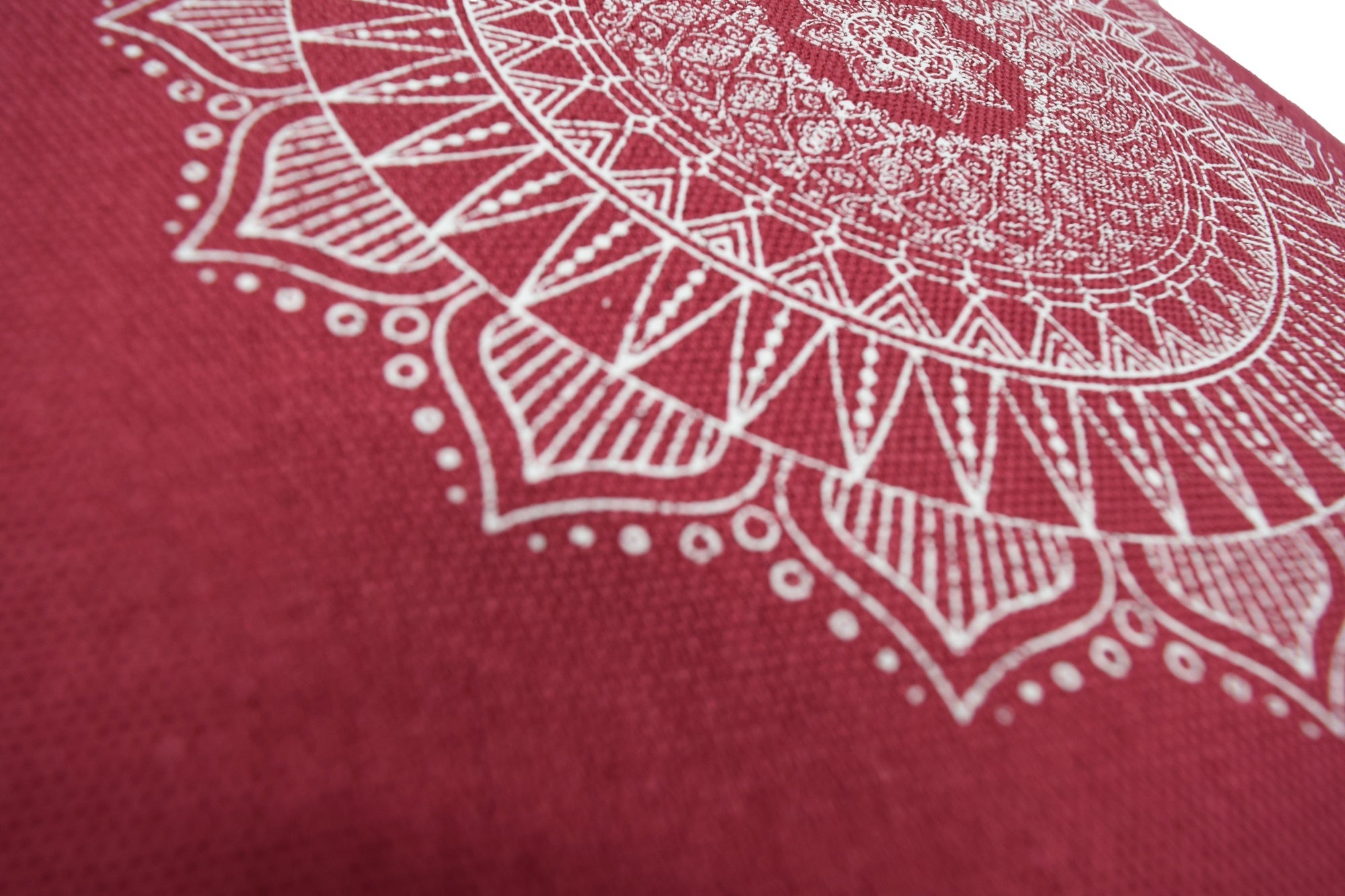 Hemp Mandala Zafu – Organic Buckwheat Meditation Cushion