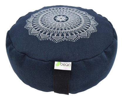 Hemp Mandala Zafu – Organic Buckwheat Meditation Cushion