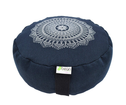 Cotton Mandala Zafu – Organic Buckwheat Meditation Cushion