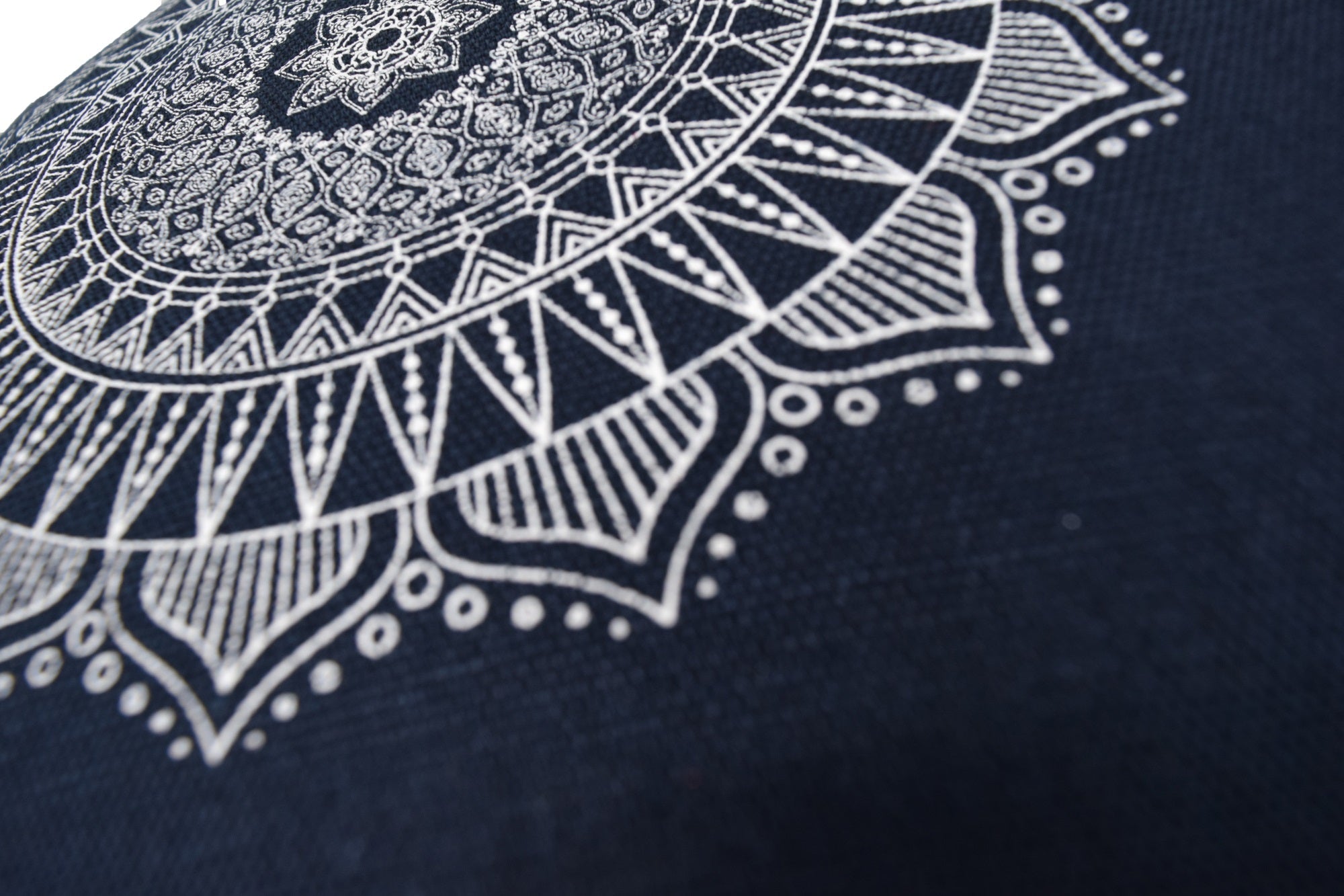 Hemp Mandala Zafu – Organic Buckwheat Meditation Cushion