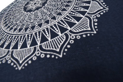 Hemp Mandala Zafu – Organic Buckwheat Meditation Cushion