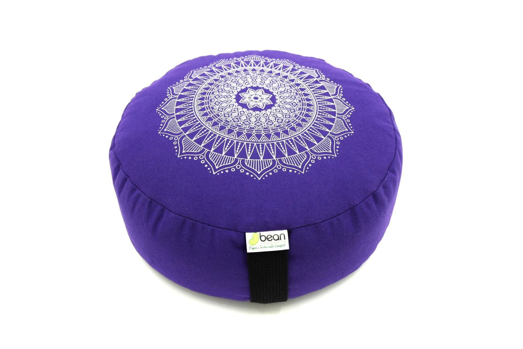 Cotton Mandala Zafu – Organic Buckwheat Meditation Cushion