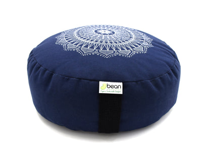 Cotton Mandala Zafu – Organic Buckwheat Meditation Cushion